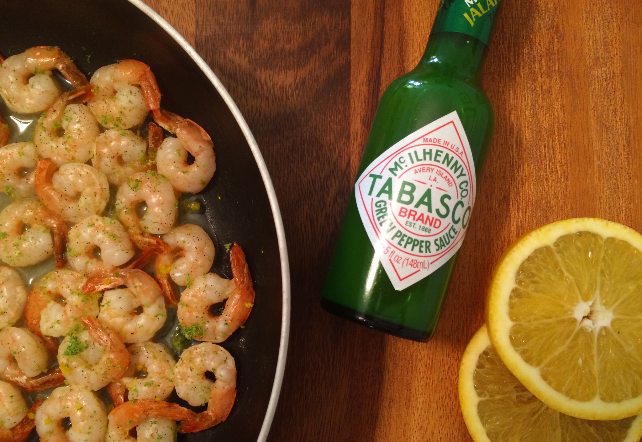 Citrus Jalapeño Shrimp. We have always used Tabasco to spice things up at home