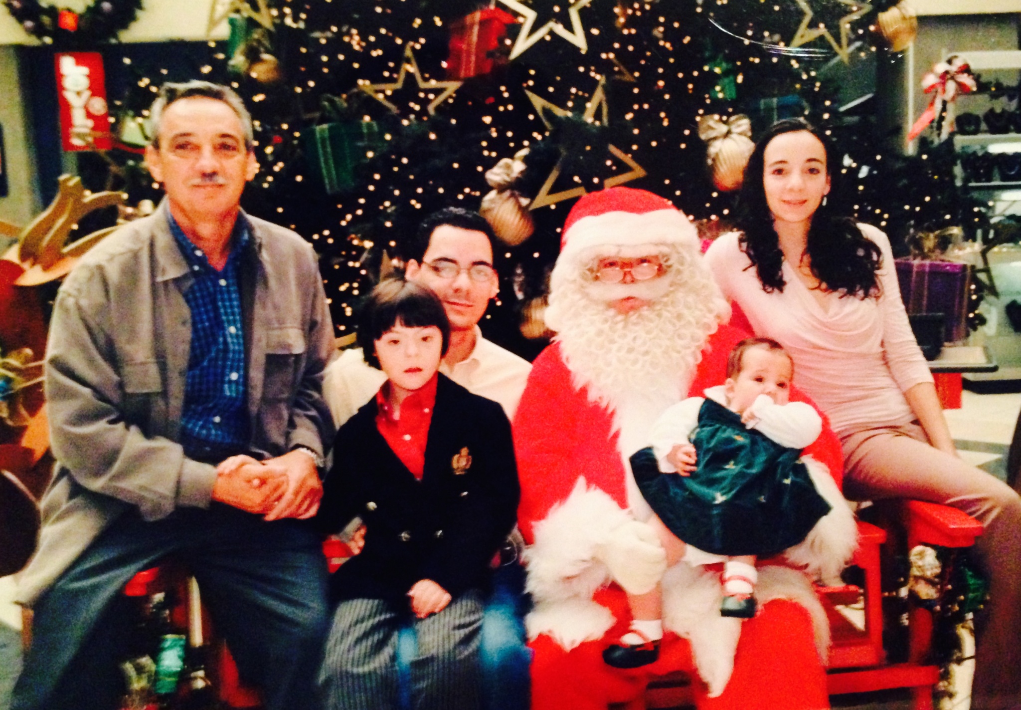 Family picture with Santa 2005