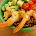 citrus shrimp rice bowl