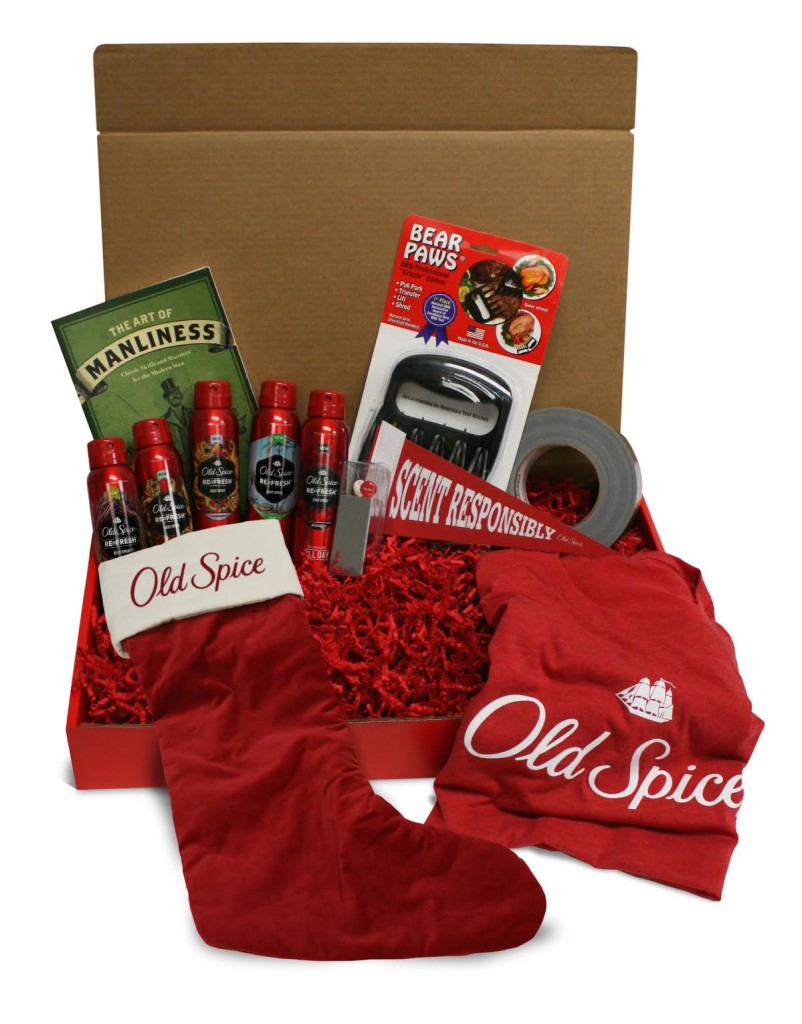 Old Spice Holiday Smellcome to Manhood Kit.