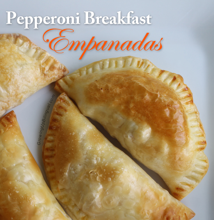 Pepperoni Breakfast Empanadas