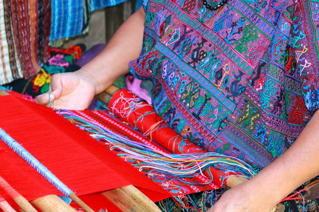 weaving Guatemala