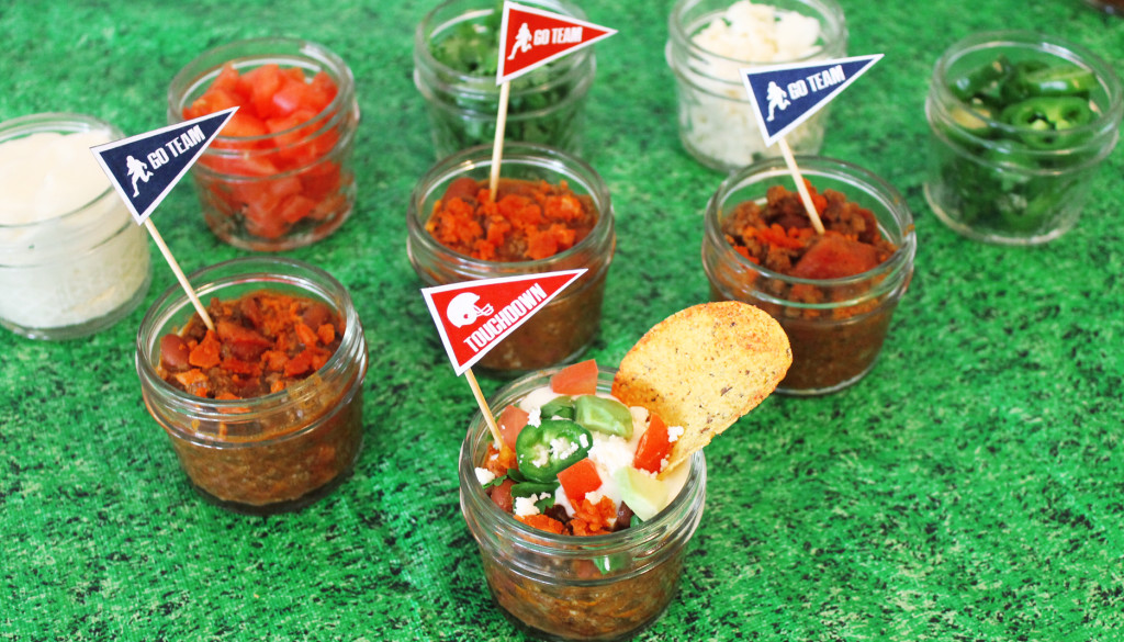 chili bar for football party