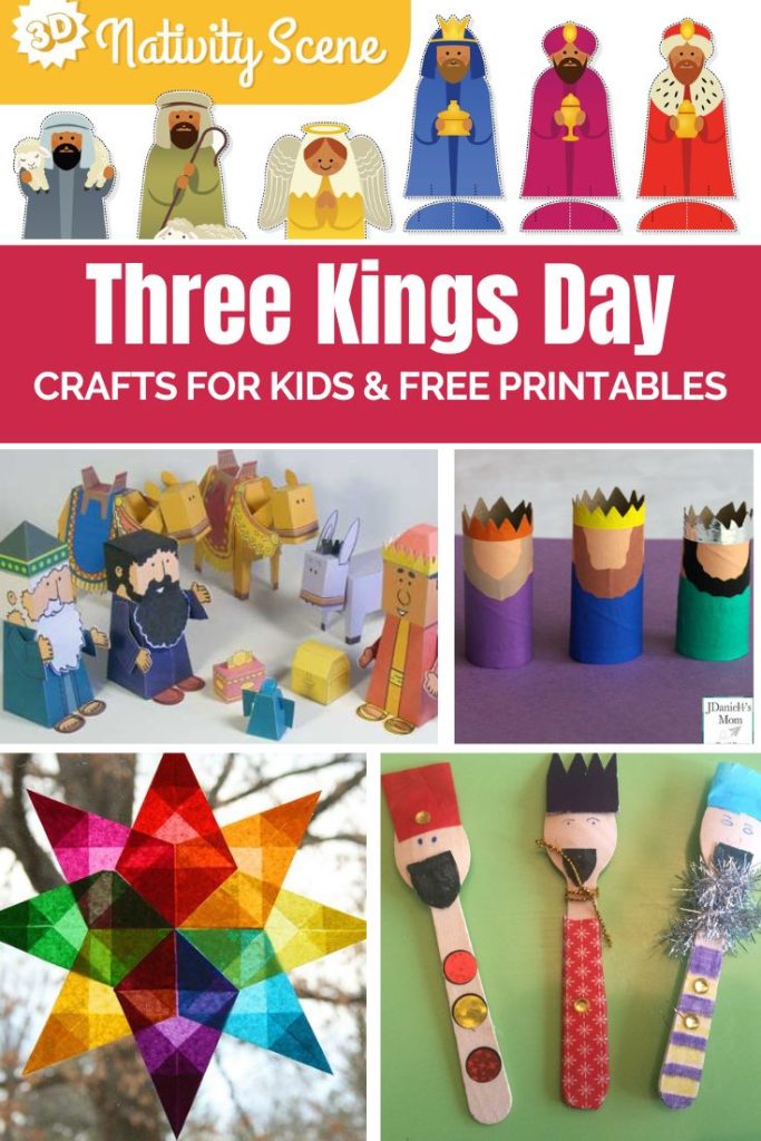 Three Kings Day Crafts for Kids and Free Printables