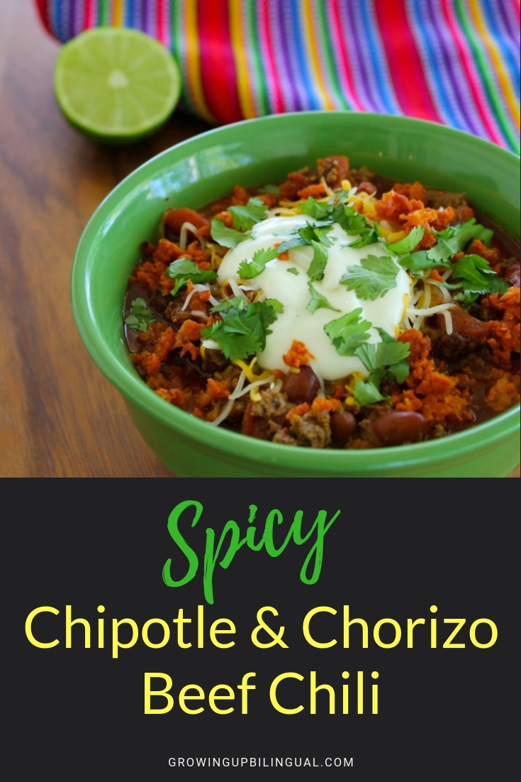 Spicy Chipotle and Chorizo Chili