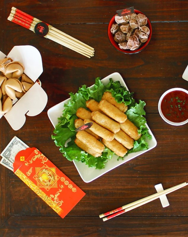 Egg Rolls for Chinese New Year celebration