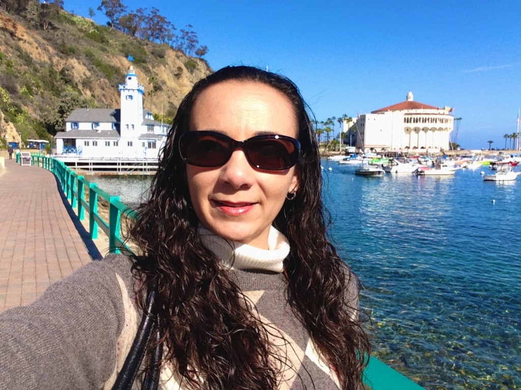 Avalon's promenade in Catalina Island