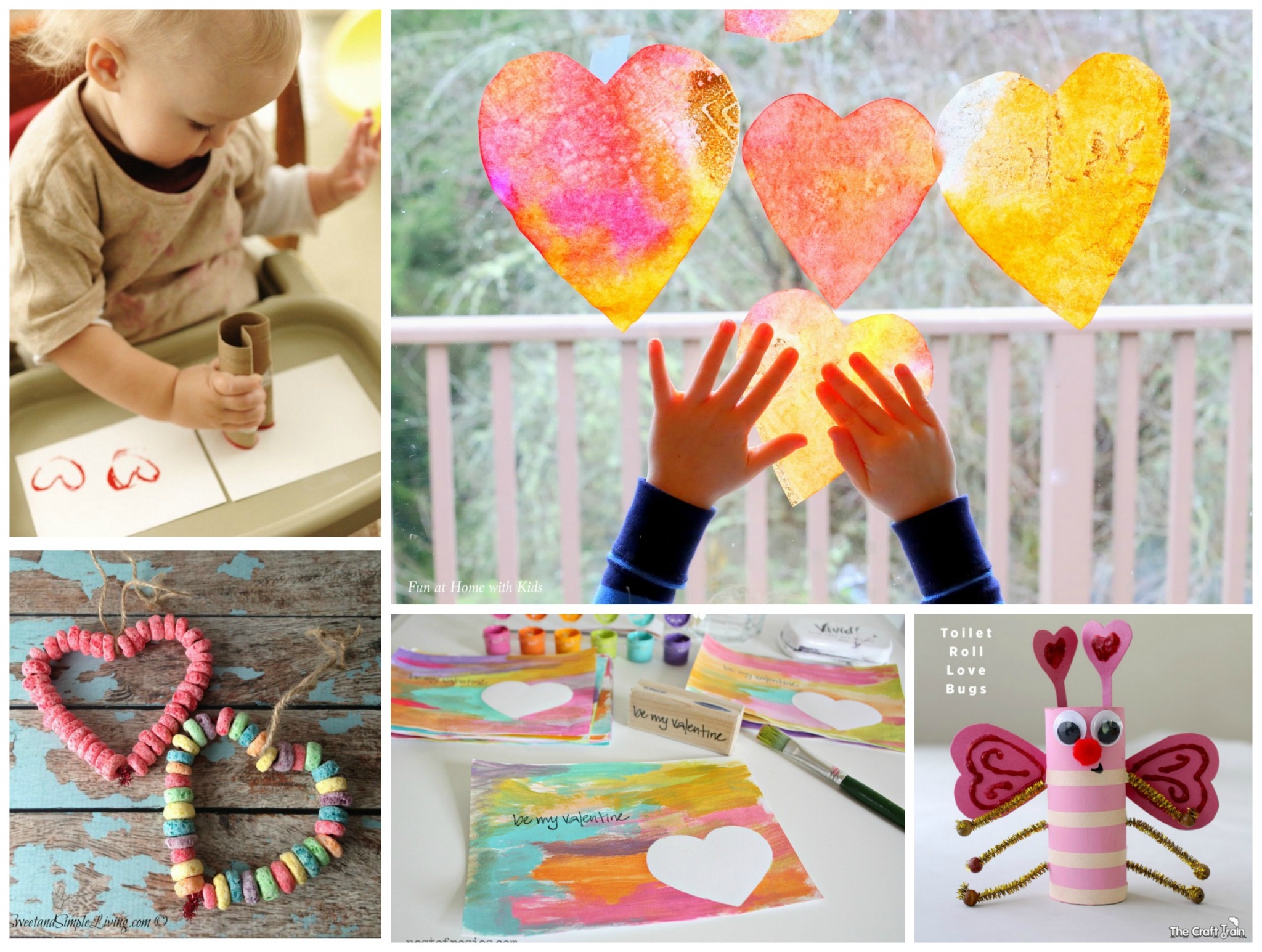 Valentines crafts and printables for kids - The Craft Train