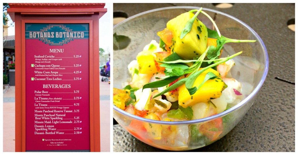 Ceviche at Botanas Botanico Epcot Outdoor Kitchen