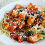 spicy tomato and chicken pasta