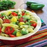 Spicy Pineapple and Avocado Pasta Salad