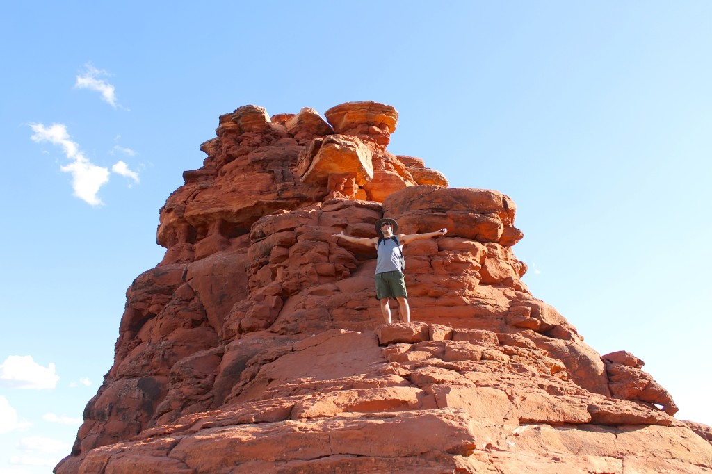 Sedona Hiking rock climbing