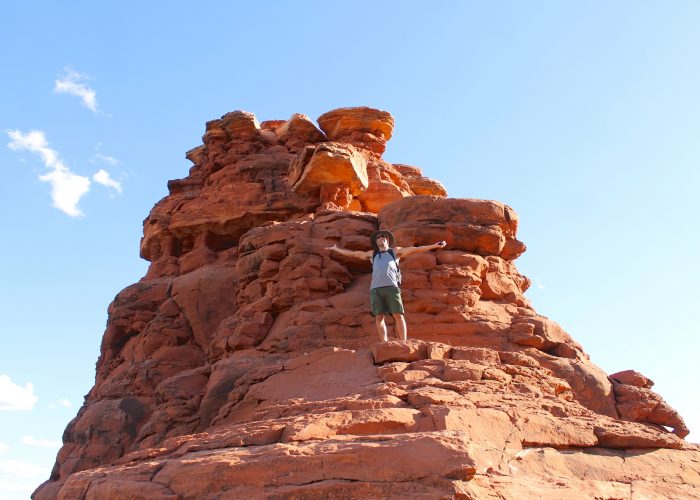 Sedona Hiking rock climbing