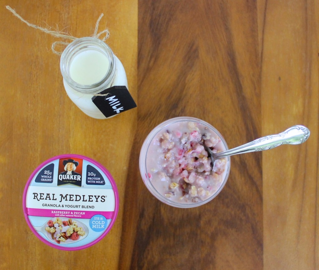 Quaker Medleys yogurt cups
