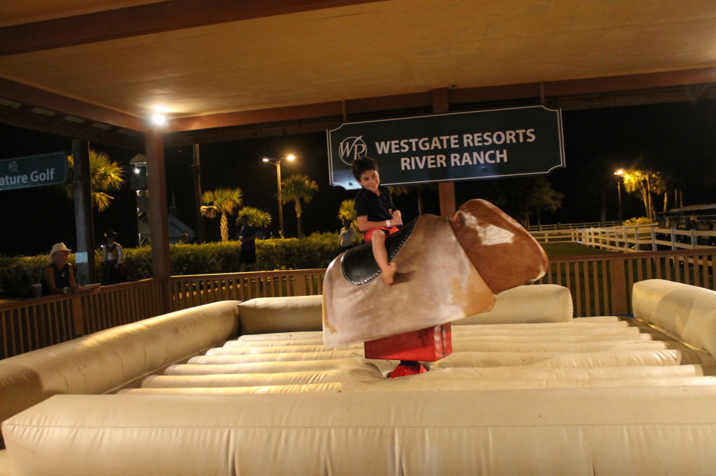 Mechanical Bull Riding at Westgate River Ranch