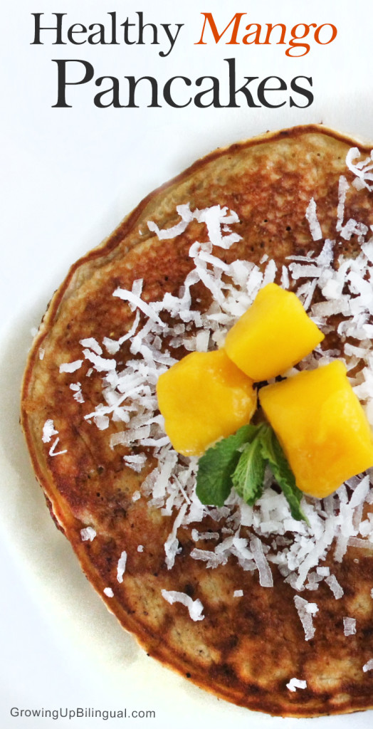 Healthy Mango Pancakes