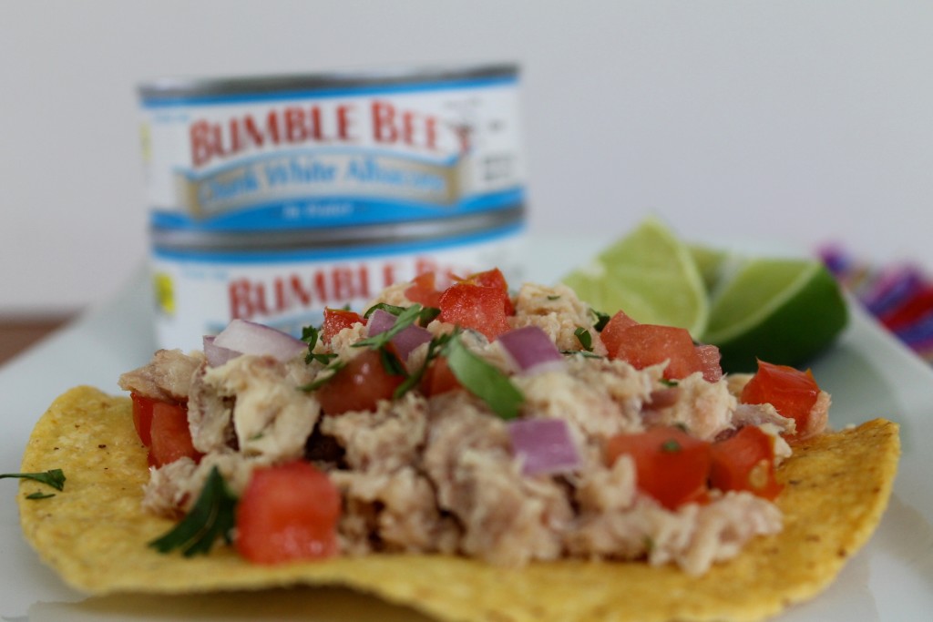 tuna tostadas with cilantro crema