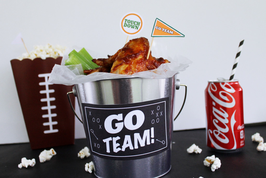 Ready with our Fun Bucket Wings