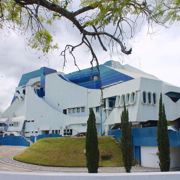 Teatro Nacional at the Centro Cultural Miguel Angel Asturias in Guatemala City.