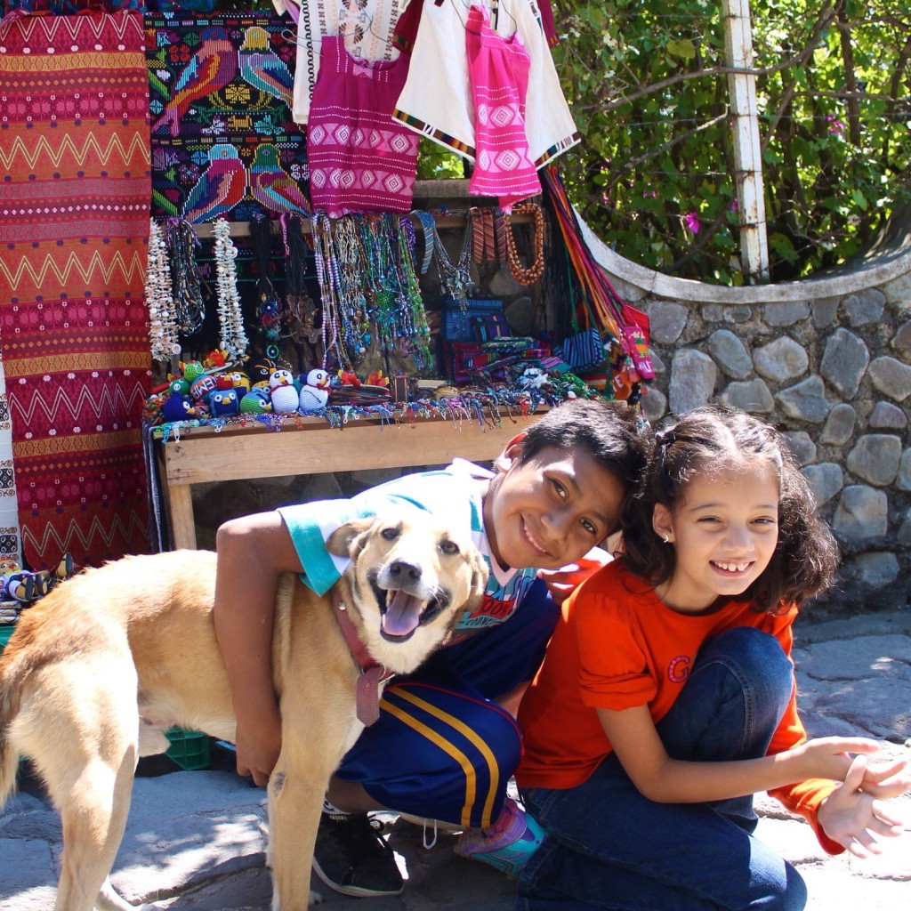 Making new friends in Santa Catarina Palopó on the shores of Lake Atitlán. 