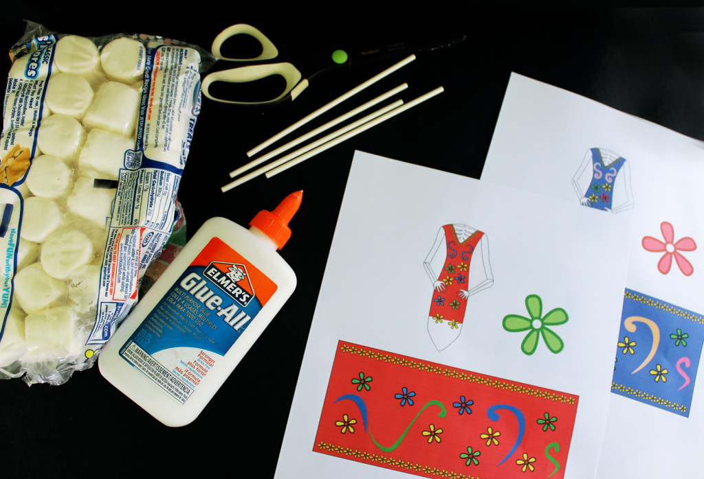 dia de los muertos day of the dead craft with marshmallows