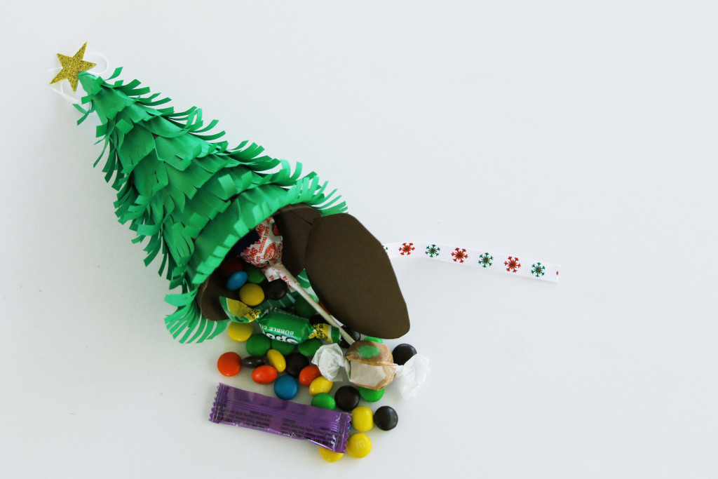 piñata christmas tree ornament