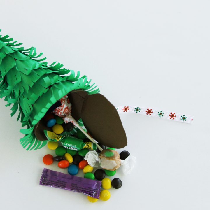 piñata christmas tree ornament