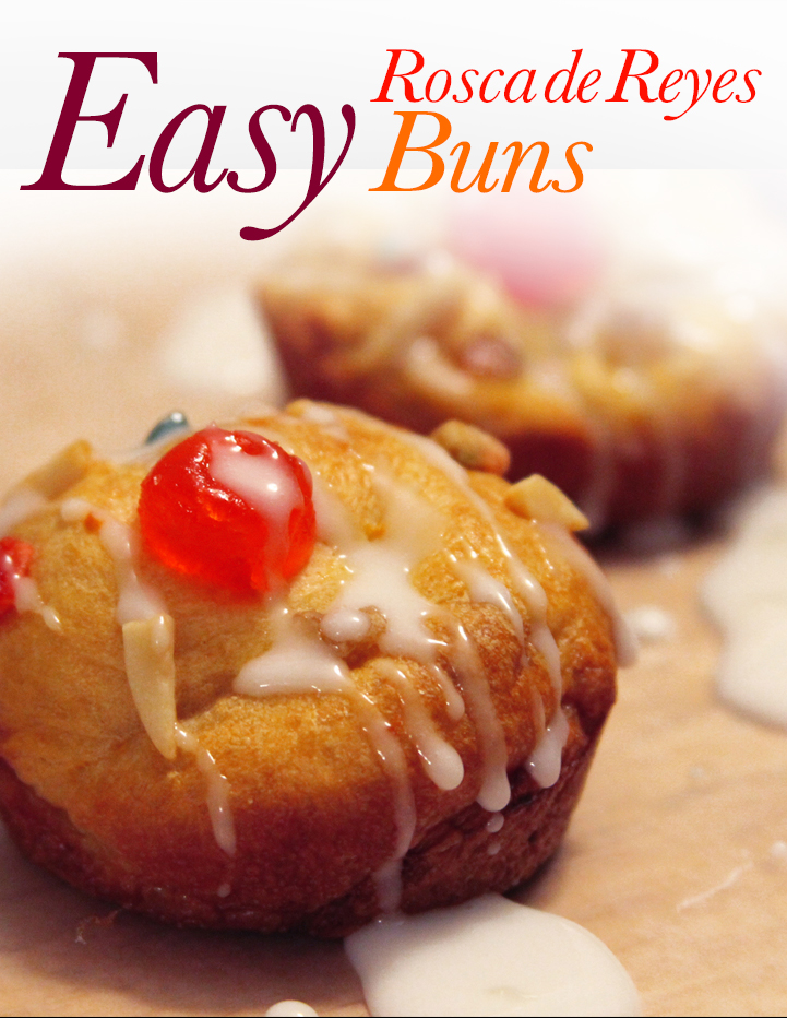 Easy Rosca de Reyes bollos