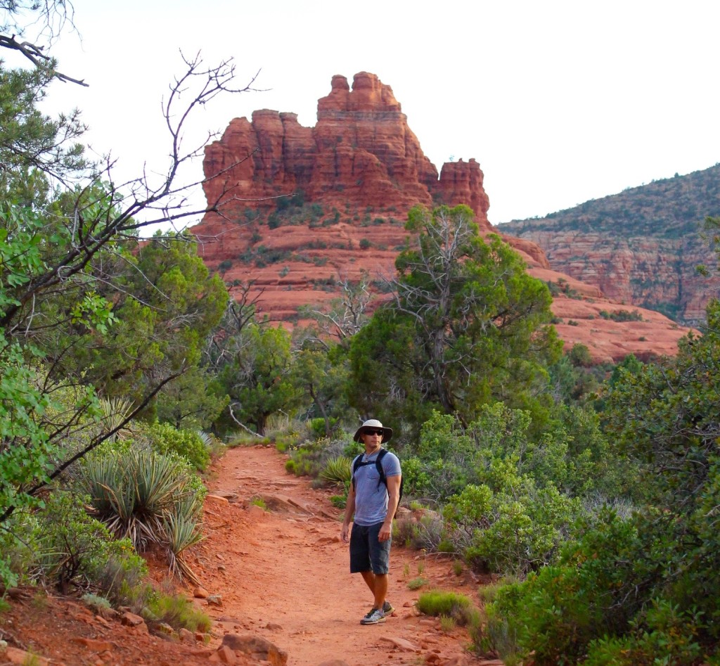 hiker in Sedona