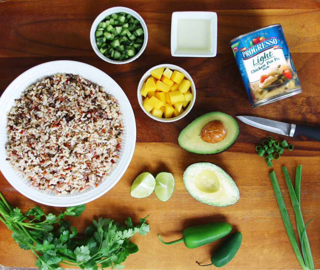 rice mango salad ingredients