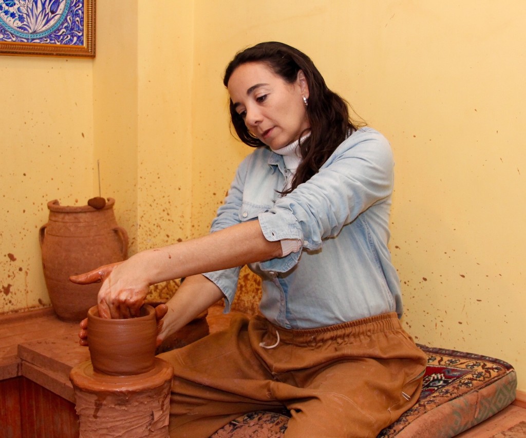 Learning to make traditional terracota in Cappadocia