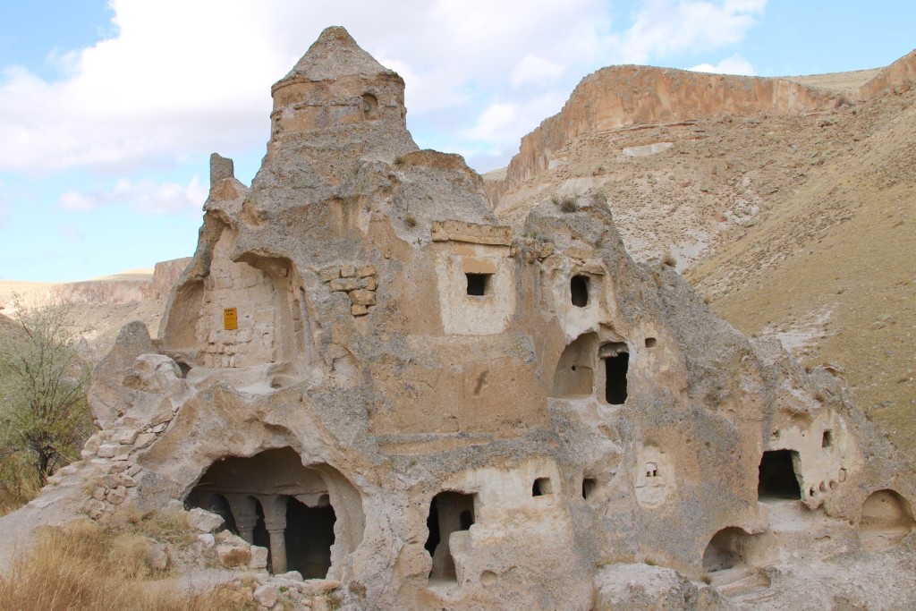 Sognali valley cave church ruins