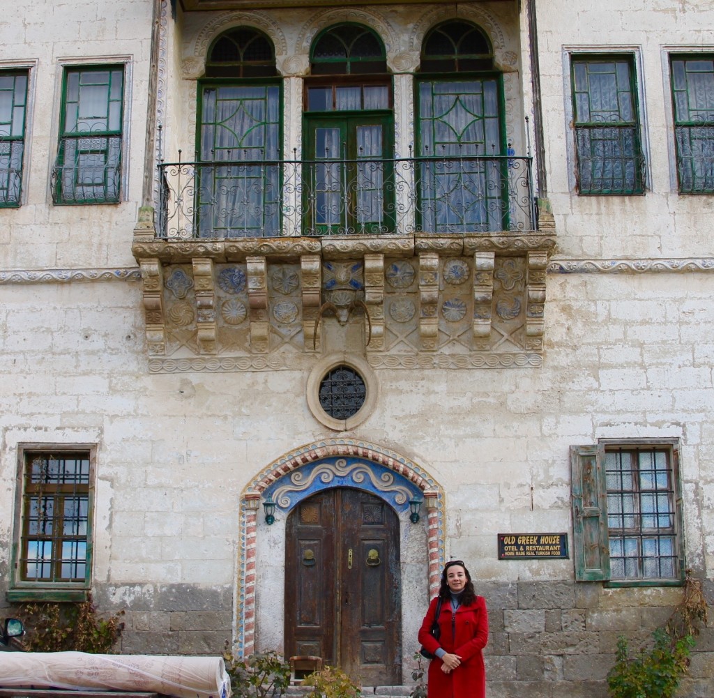 Facade of the Old Greek House restaurant in Mustafapasa