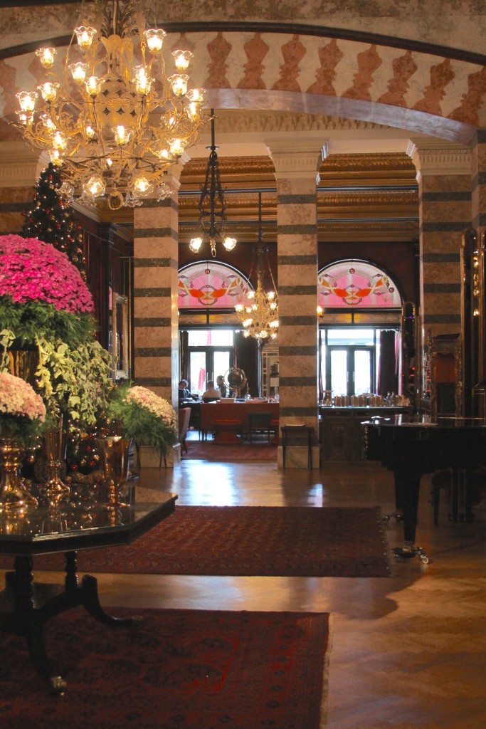 Pera Palace lobby