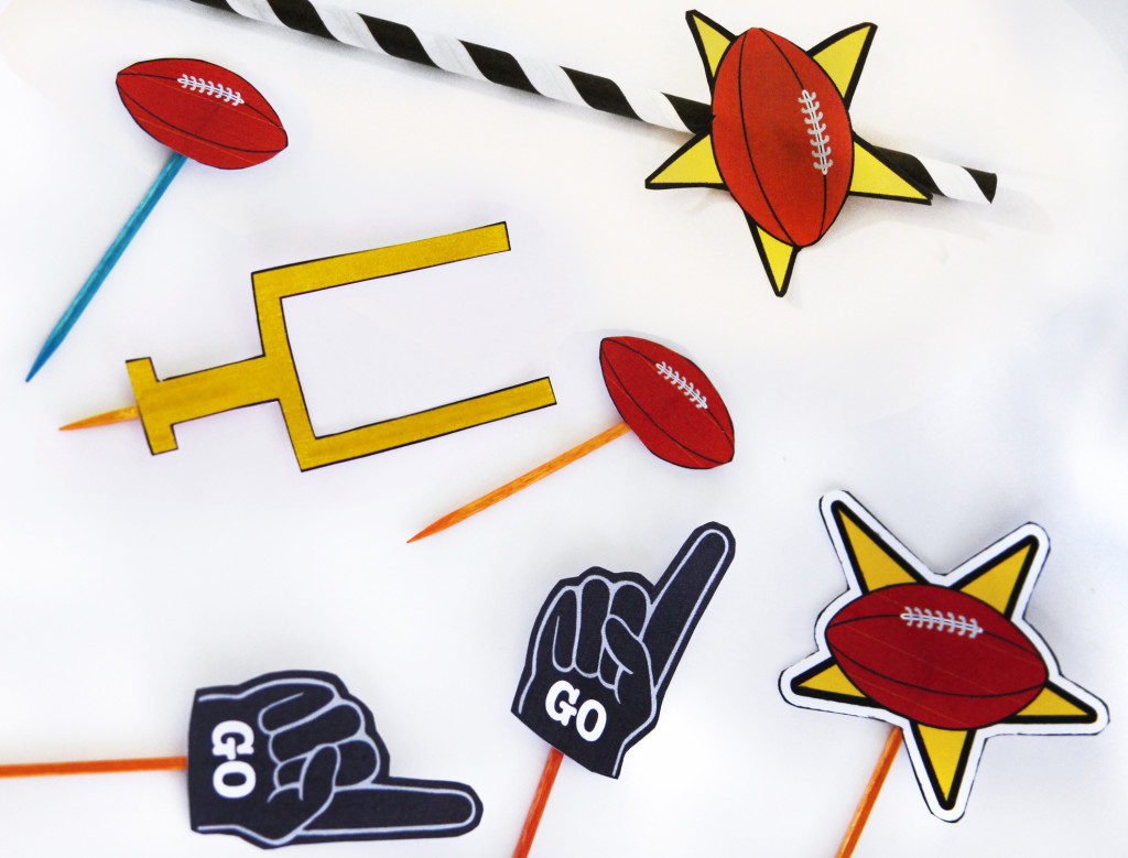 printables for football game party