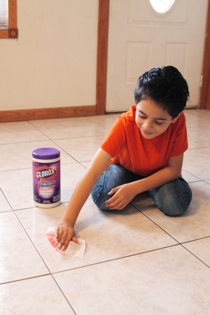 making cleaning fun for children