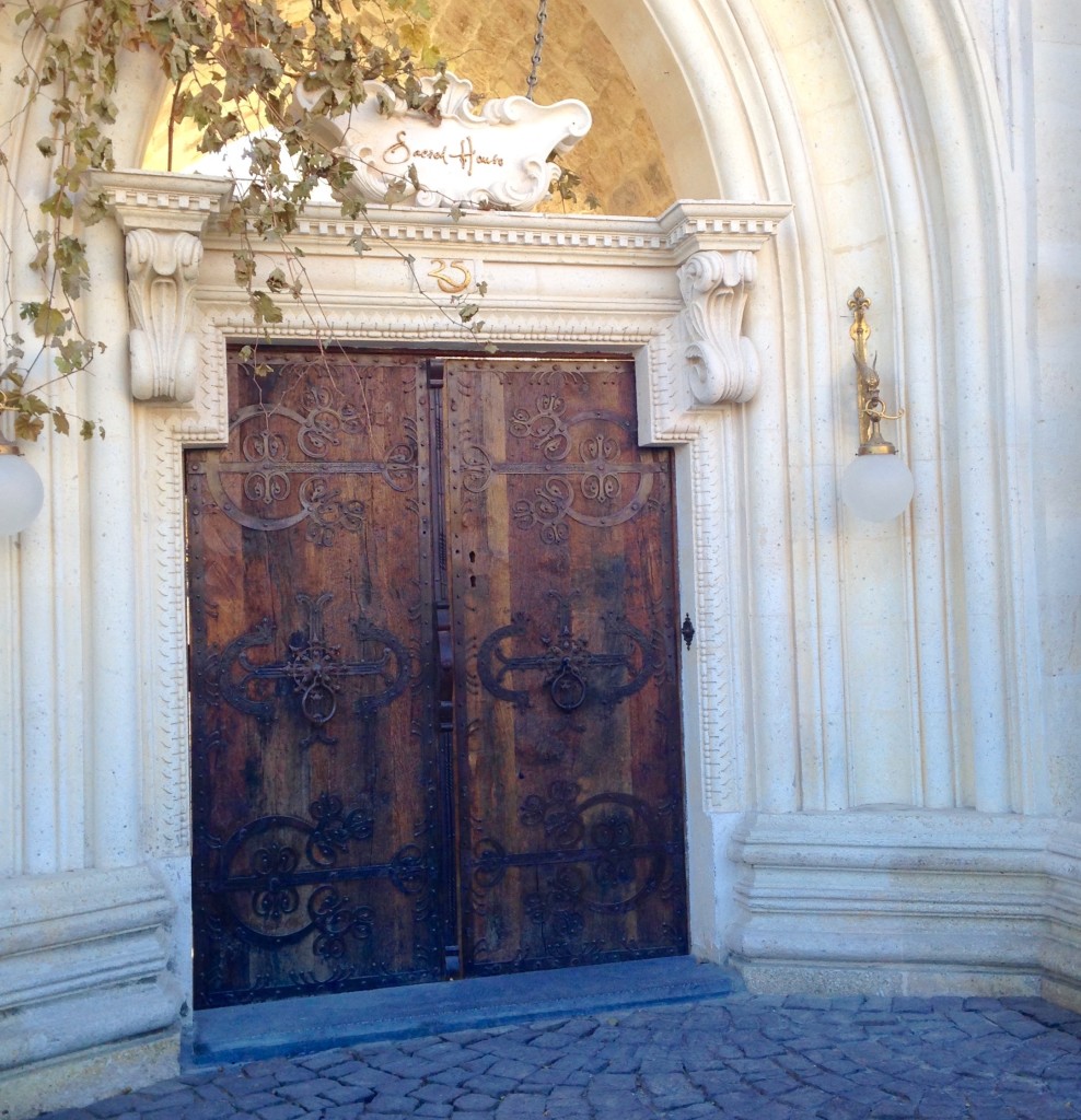 front door to the Sacred House in Urgup