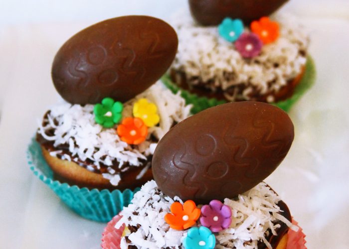 Chocolate Coconut Cupcakes Surprise close up 1