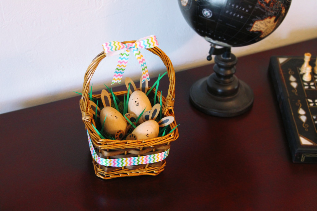 DIY Eastern egg basket decoration 2