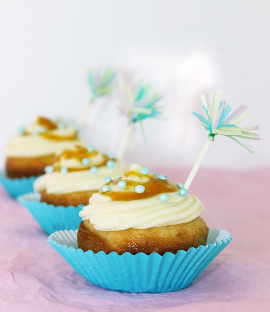 passion fruit piñata Easter cupcakes