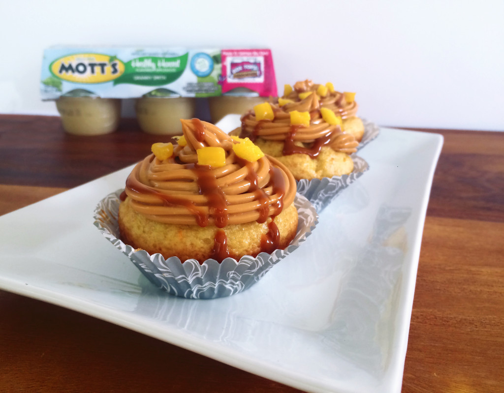 Mango Dulce de Leche Cupcakes with Mott's Applesauce