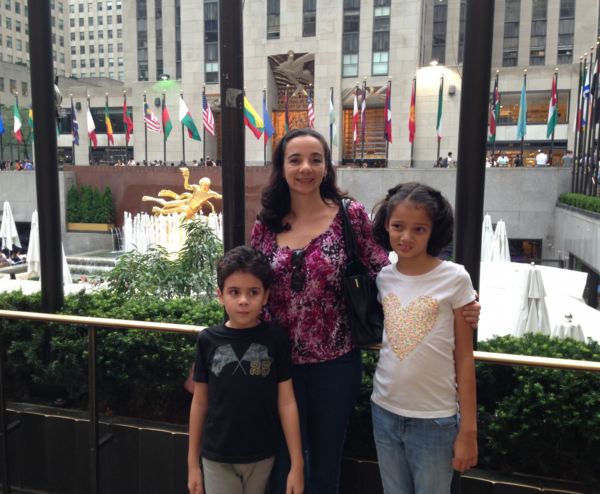 Visiting Rockefeller Center with kids