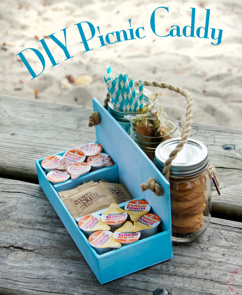 DIY Picnic Caddy pinterest