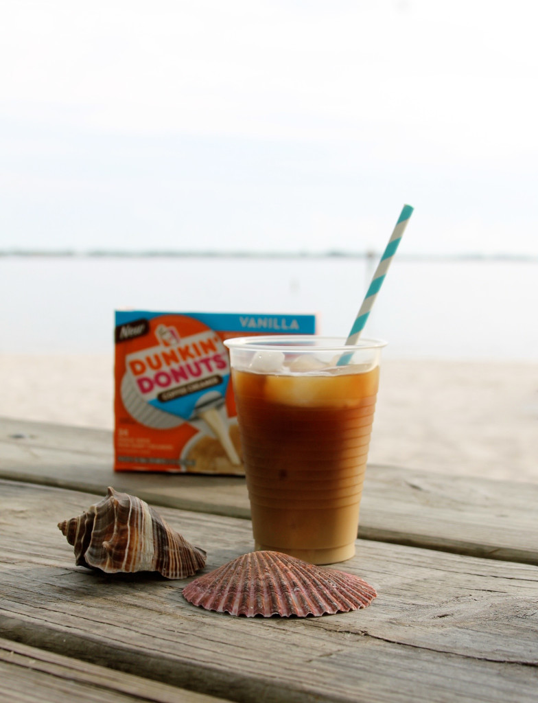 The Dunkin' Donuts® single serve creamers for ice coffee