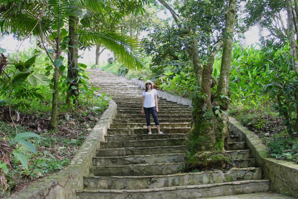 The gardens at the top of Isabel de Torres mountain in Puerto Plata.