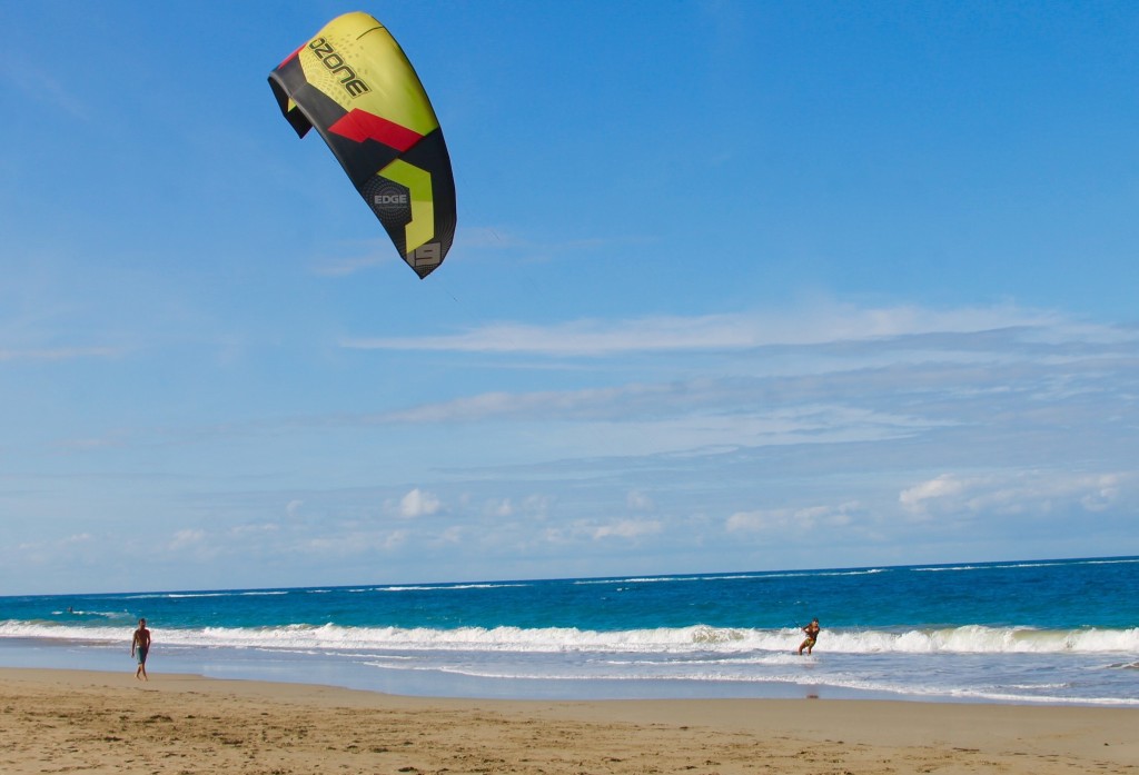 windsurfing in Cabarete beach in Puerto Plata