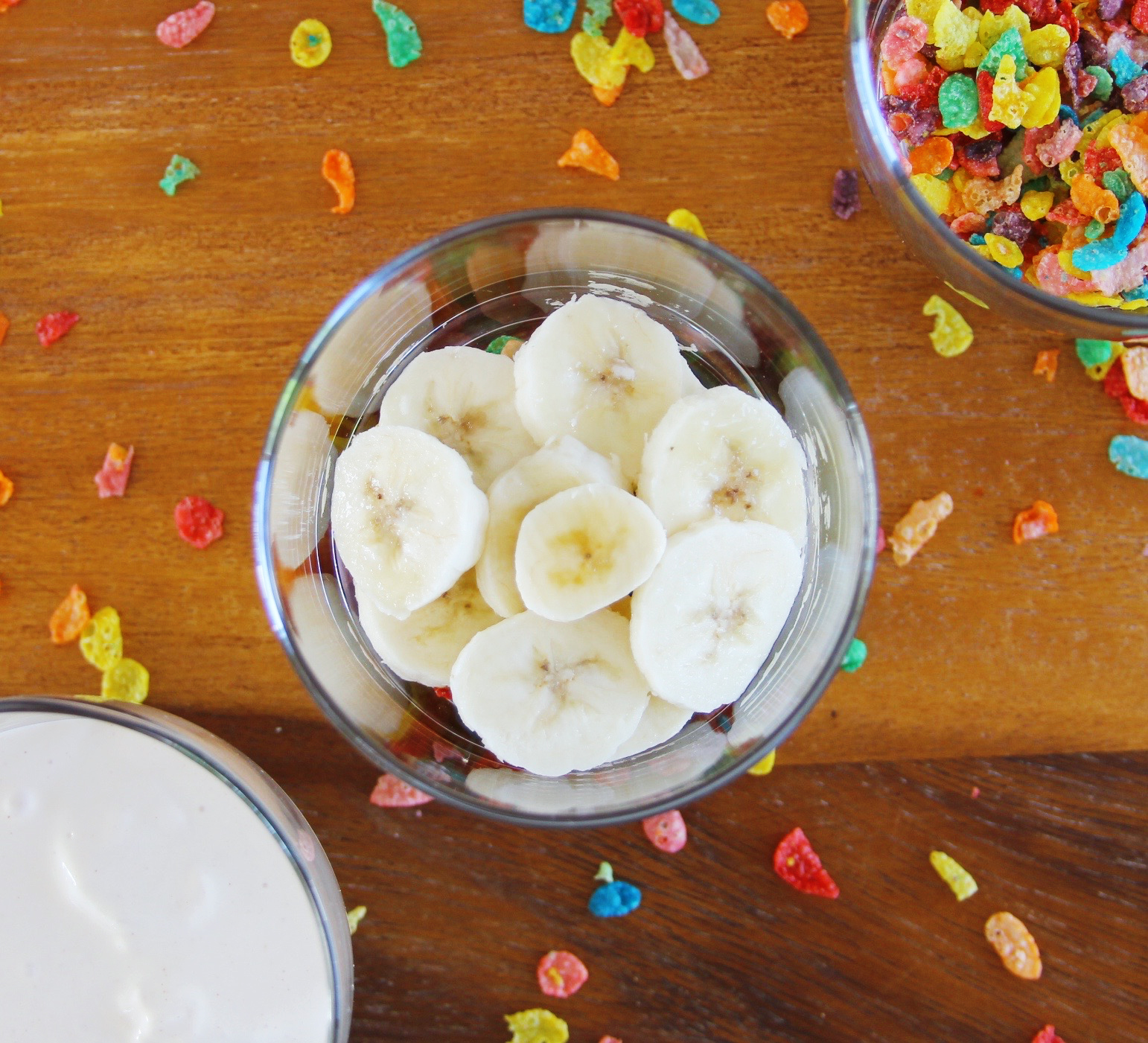 Fruity Pebbles protein breakfast parfait