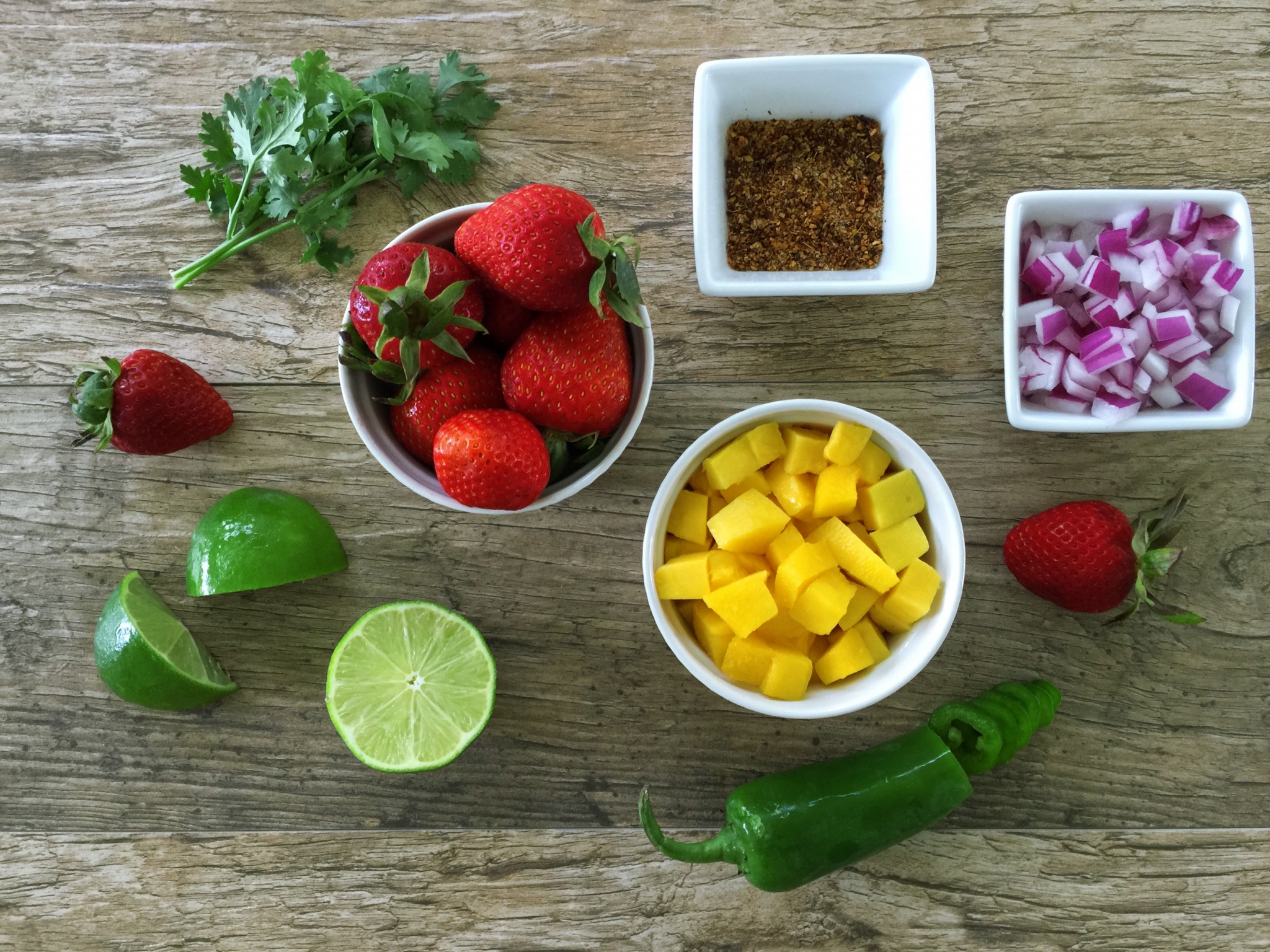 strawberry and mango salsa