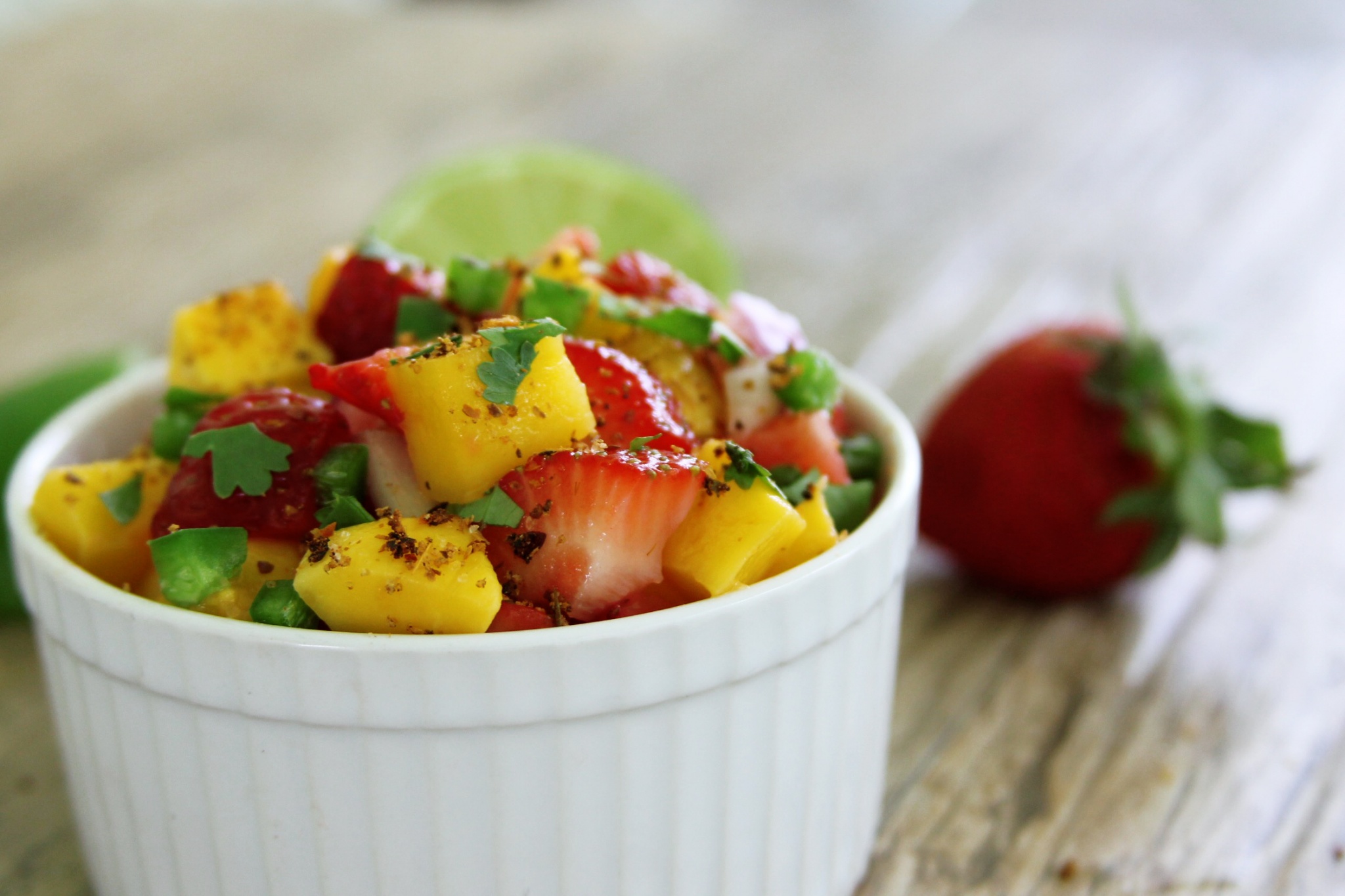 strawberry and mango salsa