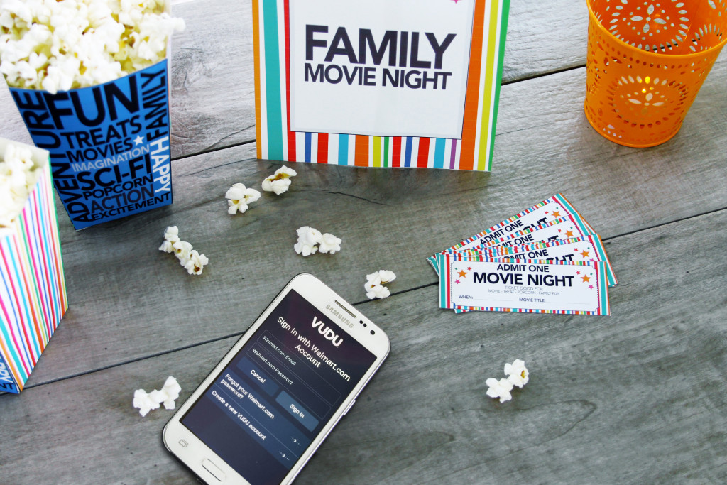 DIY Movie night Printables with Samsung